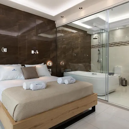 Daire Rhodes Skyline With Out Door Jacuzzi Sea View A2